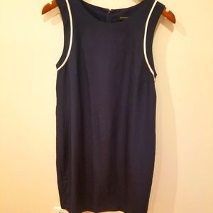 Navy sleeveless dress